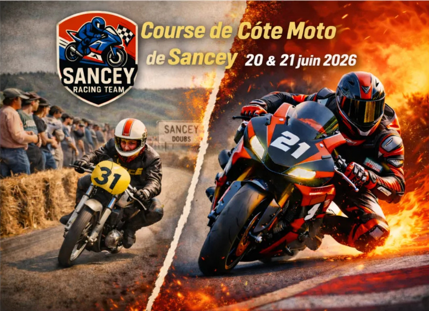 Sancey Racing Team - Course de Côte Moto 20 & 21 juin 2026